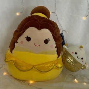 10” Squishmallow “Belle & Lumiere”
